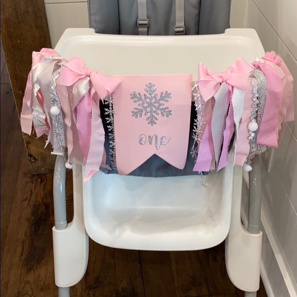 Girls 1st birthday party decor